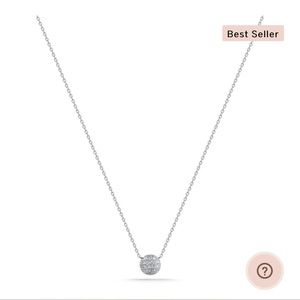 Lauren Joy Mini Disc Diamond Necklace (16’’)